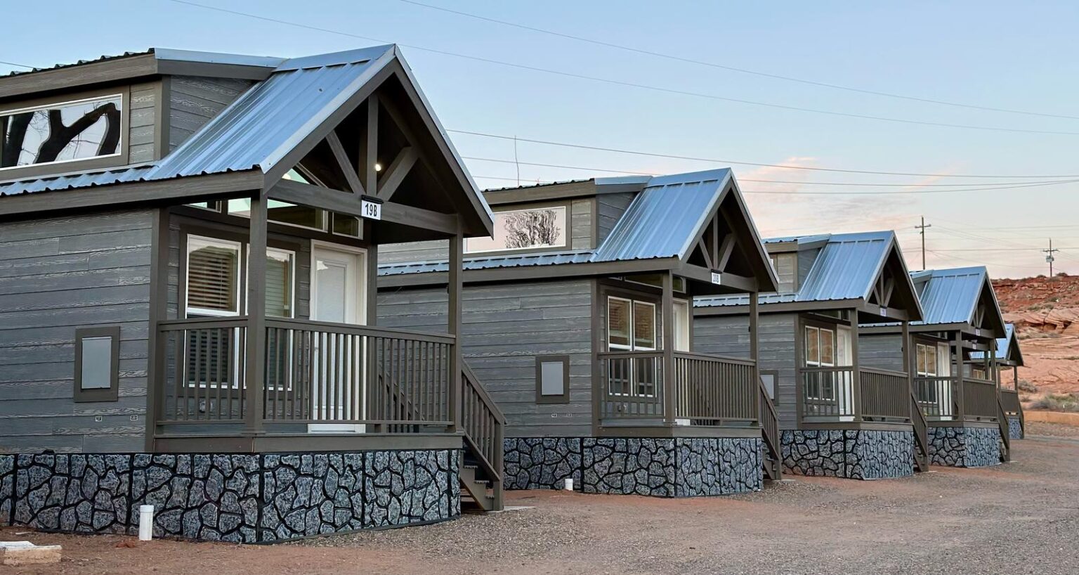 Tiny Home King Rooms - Page Lake Powell RV Park and Campground